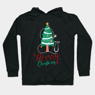 health worker merry christmas Hoodie